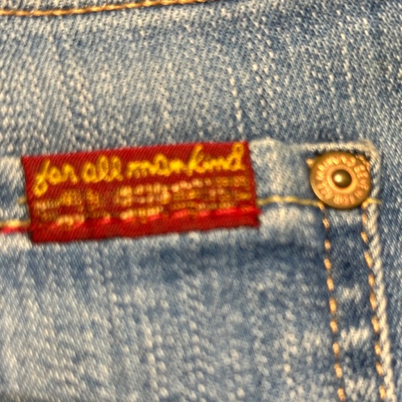 7 For All Mankind Women's Blue Jeans. - Picture 8 of 9